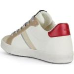 Sneakers larghezza D casual rosse numero 35 impermeabili per Donna Geox 