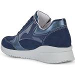 Sneakers larghezza D casual blu navy numero 40 traspiranti platform per bambini Geox 