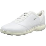 Sneakers larghezza D casual bianco sporco numero 36 di gomma per Donna Geox Nebula 