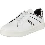 Geox D Nhenbus C, Sneakers Donna, Bianco (White 01), 35 EU