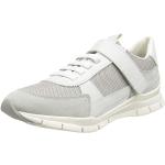 Geox D Sukie A, Sneakers Donna, White Lt Grey C1236, 40 EU