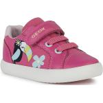 Sneakers basse larghezza E rosa numero 20 di tela traspiranti per bambini Geox 