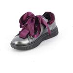 Sneakers stringate larghezza E casual grigie numero 28 per bambini Geox 
