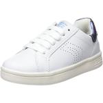Sneakers basse larghezza A casual bianche numero 33 con tacco fino a 3 cm per bambini Geox 