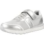 Sneakers larghezza E casual grigio chiaro numero 31 in poliestere per bambini Geox 