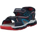 Geox J Sandal Android Boy, Blu Rosso Navy Red, 28 EU