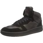 Sneakers larghezza B casual nere numero 41 con stringhe con cerniera per Uomo Geox 