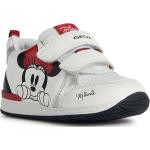 Sneakers larghezza E scontate casual bianche numero 18 traspiranti per bambini Geox Disney 