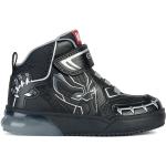 Sneakers invernali larghezza E scontate nere numero 29 di tessuto sintetico traspiranti per bambini Geox Marvel 