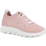 Sneakers larghezza E rosa numero 37 di gomma traspiranti per Donna Geox 