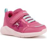 Sneakers larghezza E rosa numero 23 di gomma traspiranti per bambini Geox 