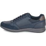 Sneakers larghezza A scontate casual blu navy numero 42 con cerniera con cerniera per Uomo Geox Avery 