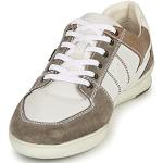 Geox U Kristof B, Sneakers Uomo, Bianco/Grigio (White/Smoke Grey), 39 EU