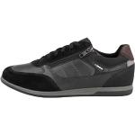 Sneakers larghezza A casual nere numero 41 con stringhe con cerniera per Uomo Geox 