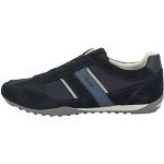 Sneakers larghezza A scontate casual blu navy numero 43 per Uomo Geox Wells 