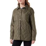 Geox W Asheely Giacca, Oliva Militare, 44 Donna