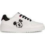 Sneakers basse larghezza E scontate casual bianche numero 24 per bambini Geox Disney 