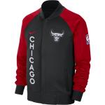 Felpe scontate nere S a tema Chicago manica lunga con zip per Uomo Nike Dri-Fit Chicago Bulls 