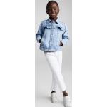 Giacche jeans blu di cotone manica lunga per bambina di Mango.com 