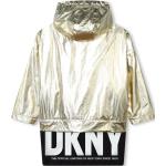 Giacche dorate metallizzate manica lunga con cappuccio per Donna DKNY 