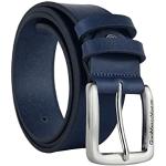 Accessori moda 125 cm eleganti blu XXL di pelle per Uomo Gian Marco Venturi 