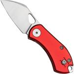 GiantMouse ACE Nibbler Red Aluminum, N690 coltello da tasca, Ansø en Voxnaes design