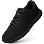 Sneakers larghezza E eleganti nere numero 40 traspiranti per Uomo Giesswein 