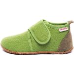 Pantofole larghezza E scontate verdi numero 22 a stivaletto per bambini Giesswein 