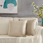 Cuscini 60x60 cm in velluto 2 pezzi per divani 