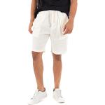 Pantaloni bianchi XL tinta unita con elastico per Uomo Giosal 