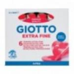 GIOTTO Tempera Extra Fine n. 09 Rosso Carminio - 6 Tubetti Da 12 Ml