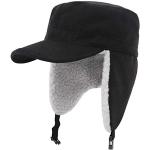 Cappelli invernali 58 eleganti neri di pile per Uomo 