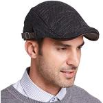 Cappelli invernali 56 eleganti neri di pile per l'autunno per Uomo 