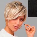 Parrucche nere naturali per capelli sintetici Gisela Mayer 