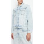 Giacche jeans scontate di cotone per Uomo Giorgio Armani Exchange 