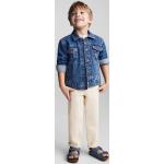 Giacche jeans blu di cotone manica lunga per bambino di Mango.com 