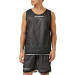 T-shirt scontate nere 3 XL taglie comode in mesh da basket per Uomo Givova 