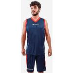 T-shirt scontate multicolore in mesh da basket per Uomo Givova 