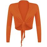 Coprispalle bolero arancioni XL manica lunga per Donna Glamexx24 