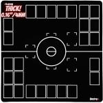 GMC Deluxe XL 2 Player Black & White Compatible for Pokemon Stadium Playmat Board for Compatible for Pokemon Trading Card Game - Playmat for Compatible Pokemon Trainers - Waterproof Card Gaming Mat