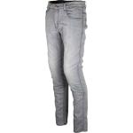 Jeans scontati grigi di cotone da moto 