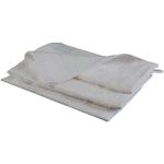 Set asciugamani bianco 30x30 Gözze 