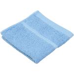 Asciugamani blu 30x30 di spugna 4 pezzi da bagno Gözze 