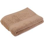 Asciugamani marroni 100x150 2 pezzi da bagno Gözze 