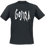 Gojira Logo Distort Uomo T-Shirt Nero M 100% Coton