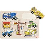 Puzzle per bambini mezzi di trasporto Goki 