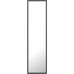 Specchi neri in alluminio con cornice di design 