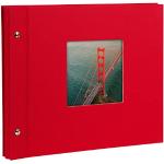 Goldbuch Bella Vista Album portafoto, 40 pagine con pergamena, rosso, 30x25 cm