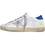 Sneakers larghezza E scontate vintage blu numero 37 per Donna Golden Goose Super Star 