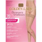 Golden Lady Benessere & Bellezza - Autoreggente 70Den 15-17mmHg Taglia 4L Dorè